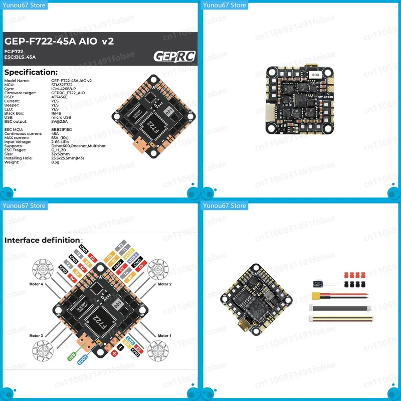 Controlador de Vuelo GEPRC GEP - Drone Racing Flight Controller reseña y precio