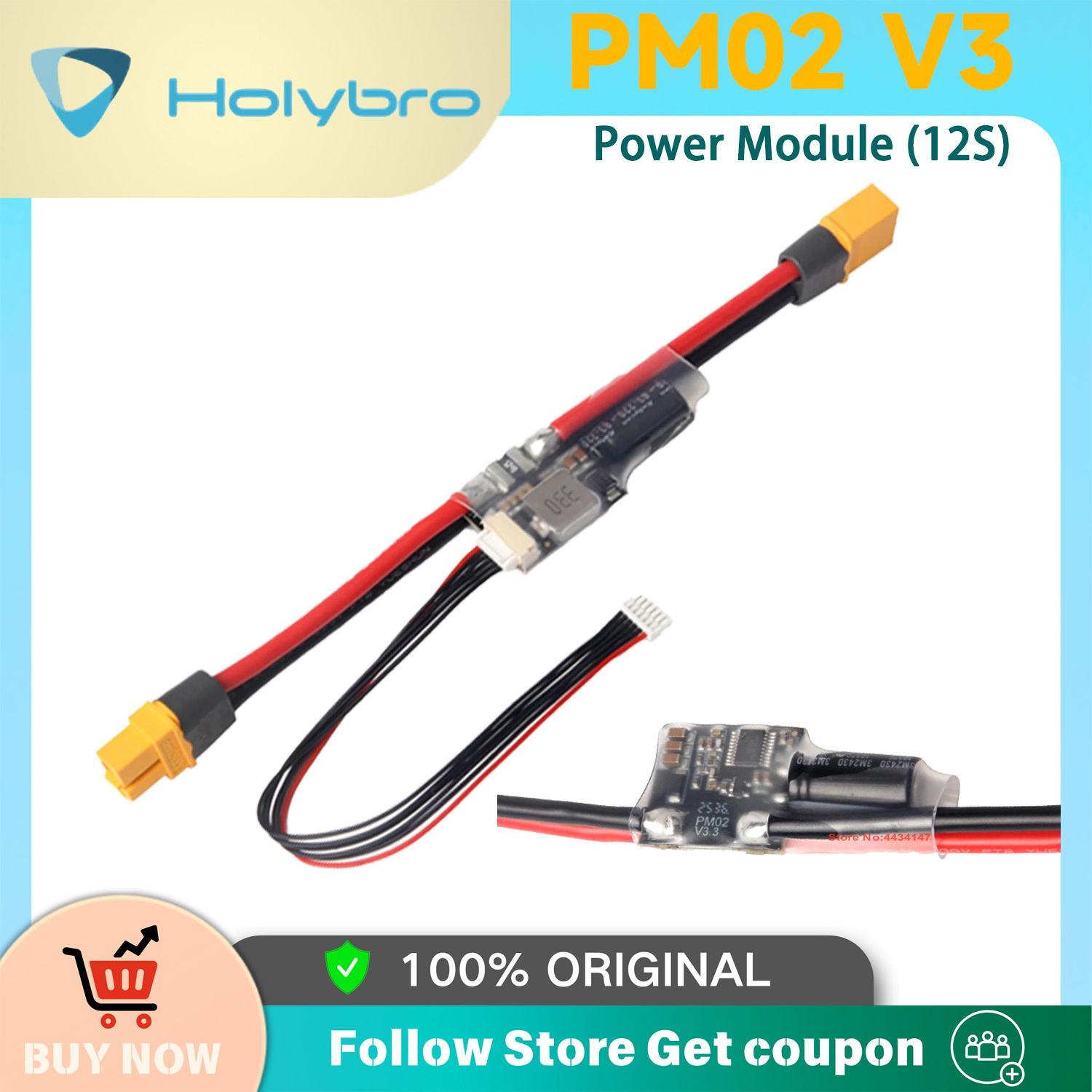 Holybro PM02D módulo de potenc - Drone Racing Flight Controller reseña y precio