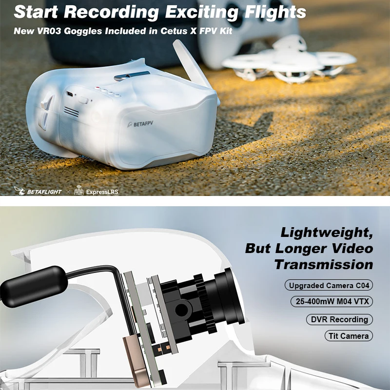 Kit Cetus X FPV, transmisor de - Drone Racing Goggles reseña y precio